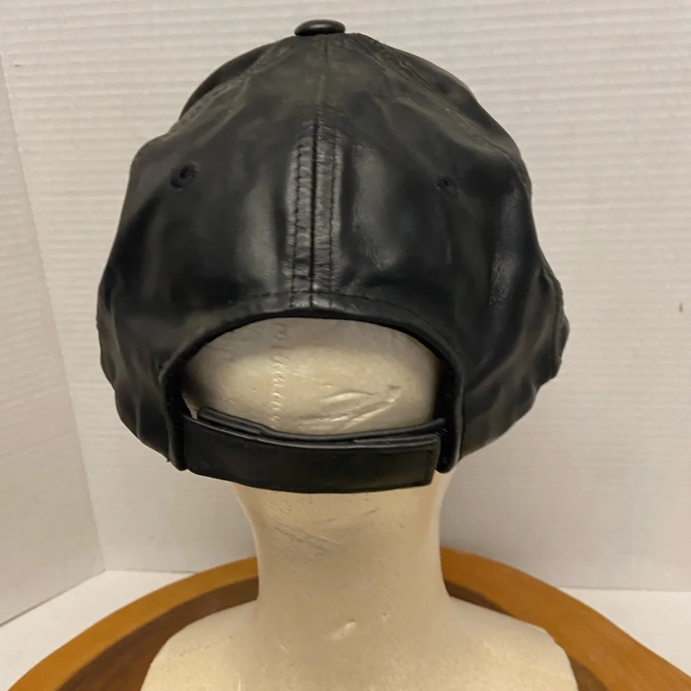 Harley Davidson Vintage Leather Patch Cap Unisex OSFA